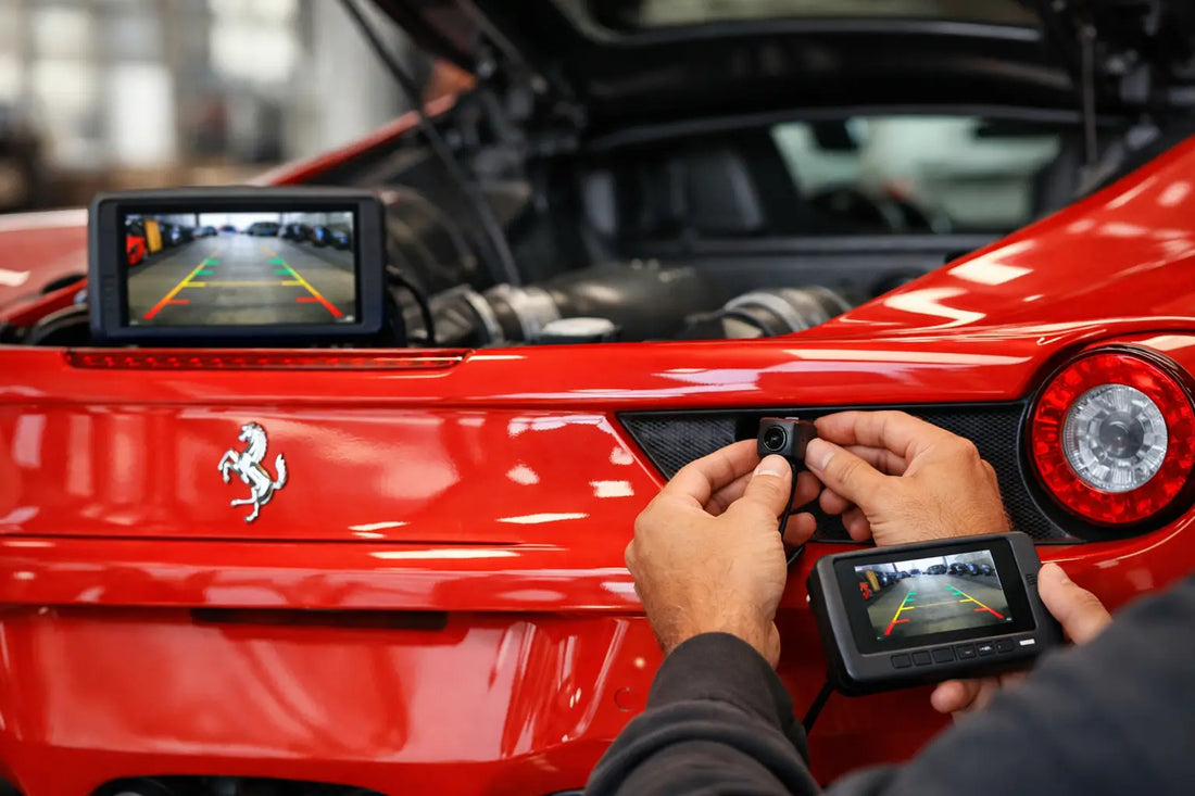 Install Ferrari Backup Camera Integration Right