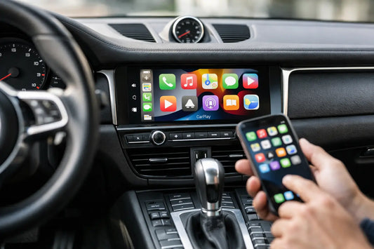Porsche PCM Upgrade Example for Apple CarPlay