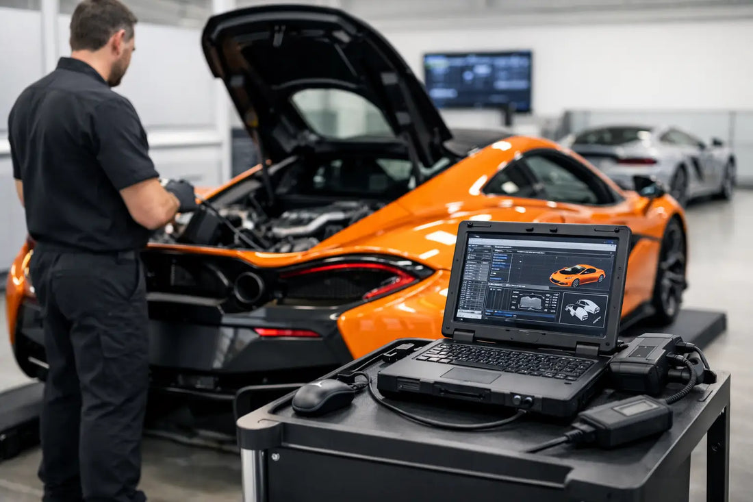 McLaren Workshop Diagnostic Setup Example Guide