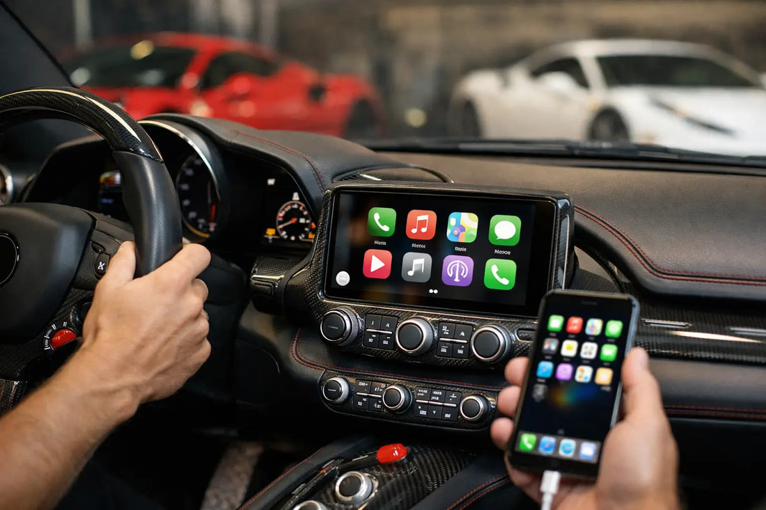 Apple CarPlay Retrofit for Exotic Cars