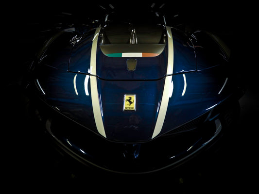 blue and black bmw car