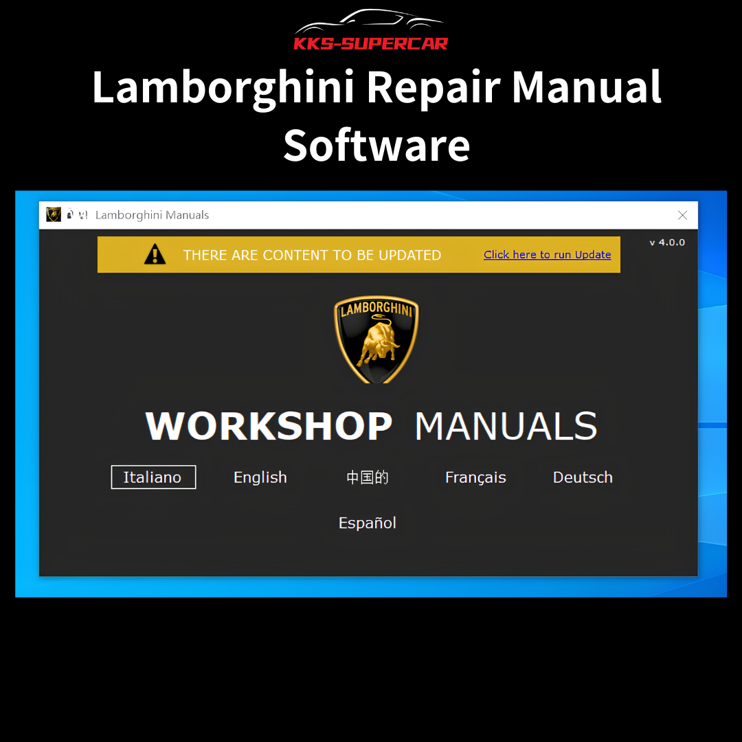 Lamborghini Repair Manual Software