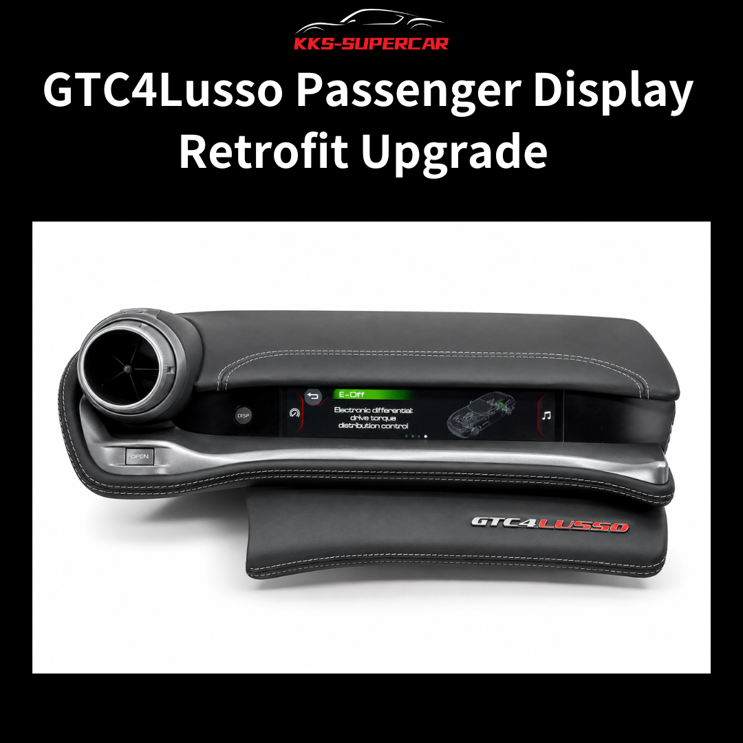 GTC4Lusso Passenger Display Retrofit Upgrade | OEM Style Passenger Screen Display