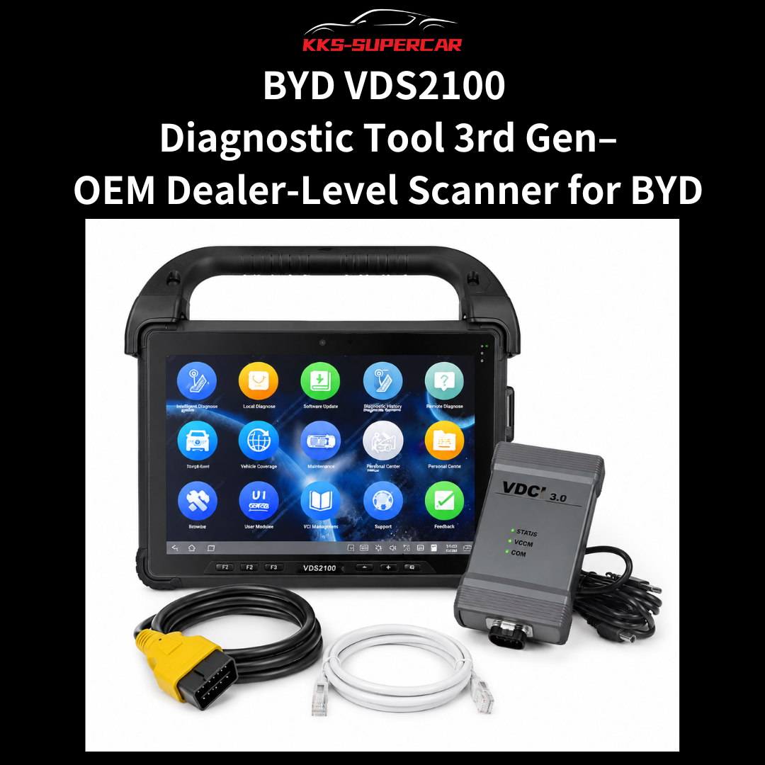 BYD VDS2100 Diagnostic Tool 3rd Gen– OEM Dealer-Level Scanner for BYD EV & Hybrid | Full Coding & Programming System