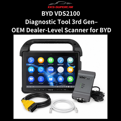 BYD VDS2100 Diagnostic Tool 3rd Gen– OEM Dealer-Level Scanner for BYD EV & Hybrid | Full Coding & Programming System