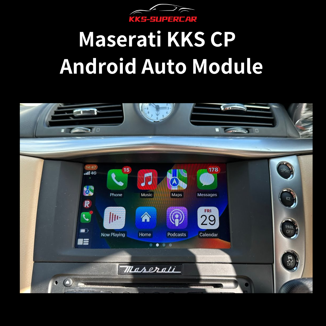 마세라티 CarPlay 및 Android Auto 레트로핏 모듈 – Ghibli, Quattroporte, GranTurismo와 호환
