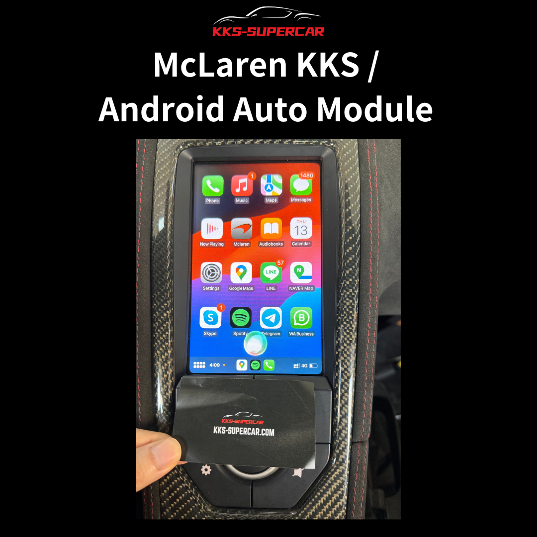 KKS Carplay & Android Auto Module Compatible with McLaren – For 650S, 720S, MP4-12C, 570S & More