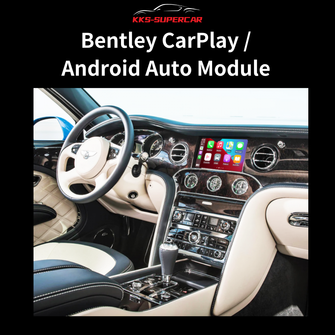 KKS Bentley CarPlay / Android Auto Module | Compatible with Bentayga, Flying Spur, Mulsanne, and Continental GT