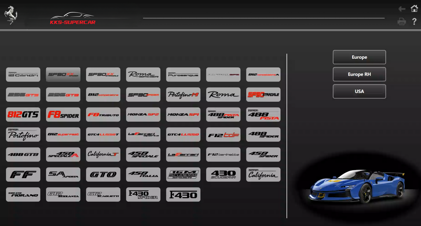 Repair Manual USB Stick Compatible with Ferrari – Service & Repair Manuals
