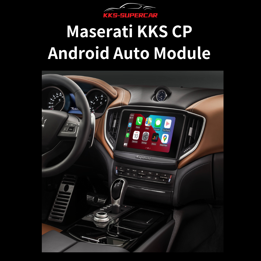 마세라티 CarPlay 및 Android Auto 레트로핏 모듈 – Ghibli, Quattroporte, GranTurismo와 호환
