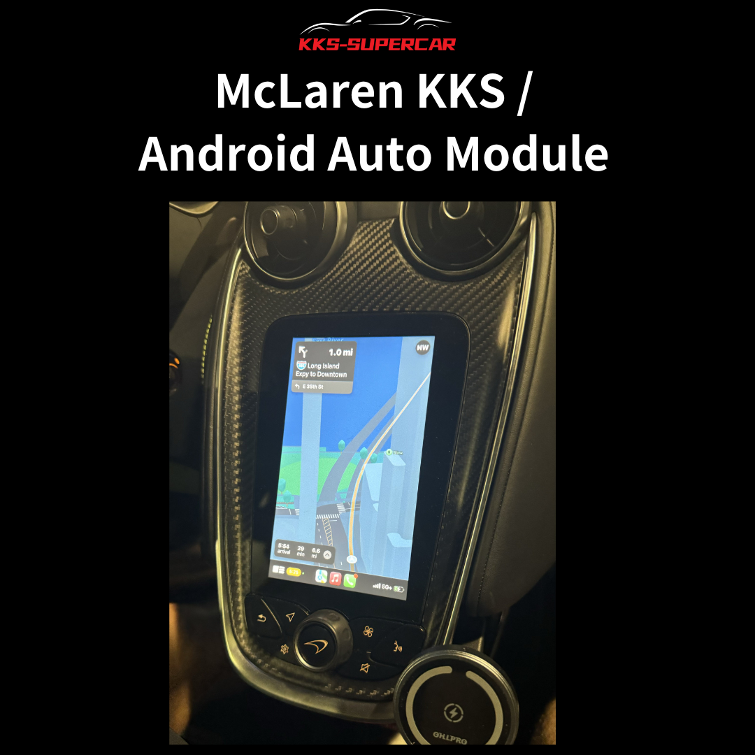 KKS Carplay & Android Auto Module Compatible with McLaren – For 650S, 720S, MP4-12C, 570S & More