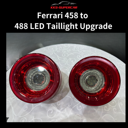 Ferrari 458 to 488 LED Taillight Upgrade