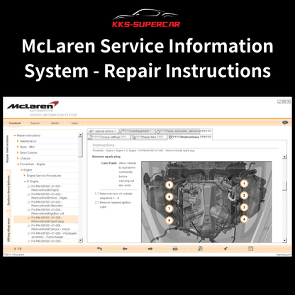 McLaren Service Information System - Repair Instructions