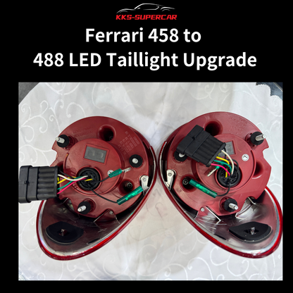 Ferrari 458 to 488 LED Taillight Upgrade