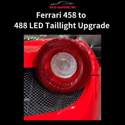 Ferrari 458 to 488 LED Taillight Upgrade