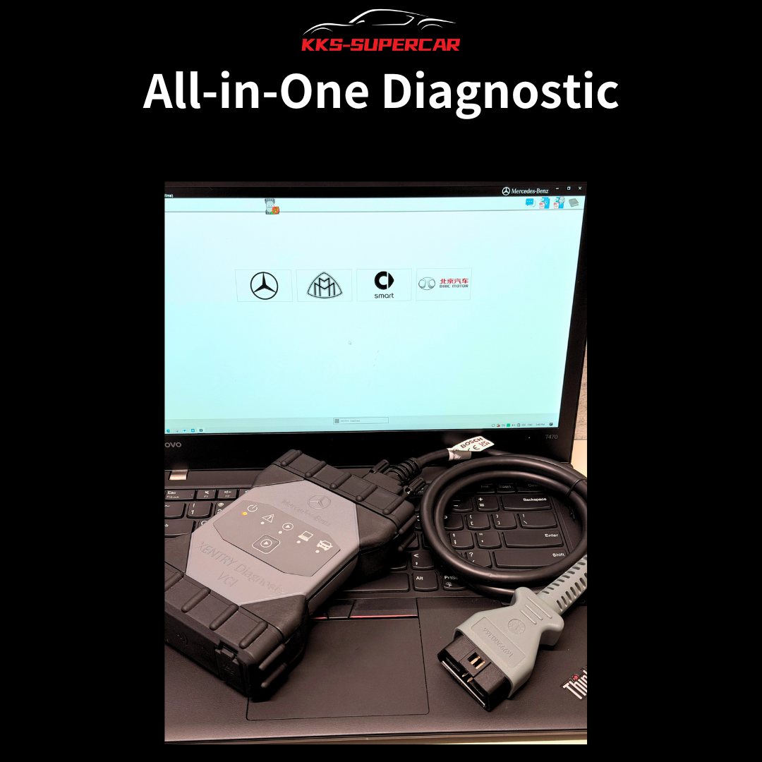 All-in-OneDiagnostic Laptop System | BMM + Mercedes Xentry + ODIS + PIWIS4 + JLR