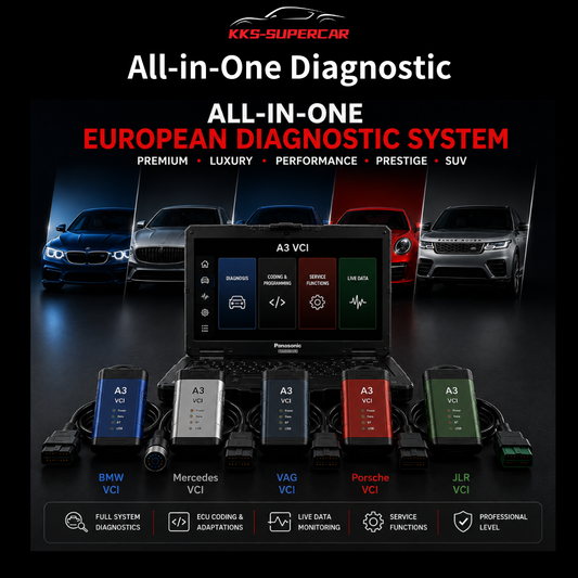 All-in-One Diagnose-Laptop-System (BMW + Mercedes + VAG) | ODIS + ISTA + Xentry vorinstalliert