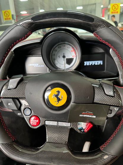 Ferrari Portofino Carbon LED Steering Wheel Upgrade - Compatible with 458, 488, California, FF, F12