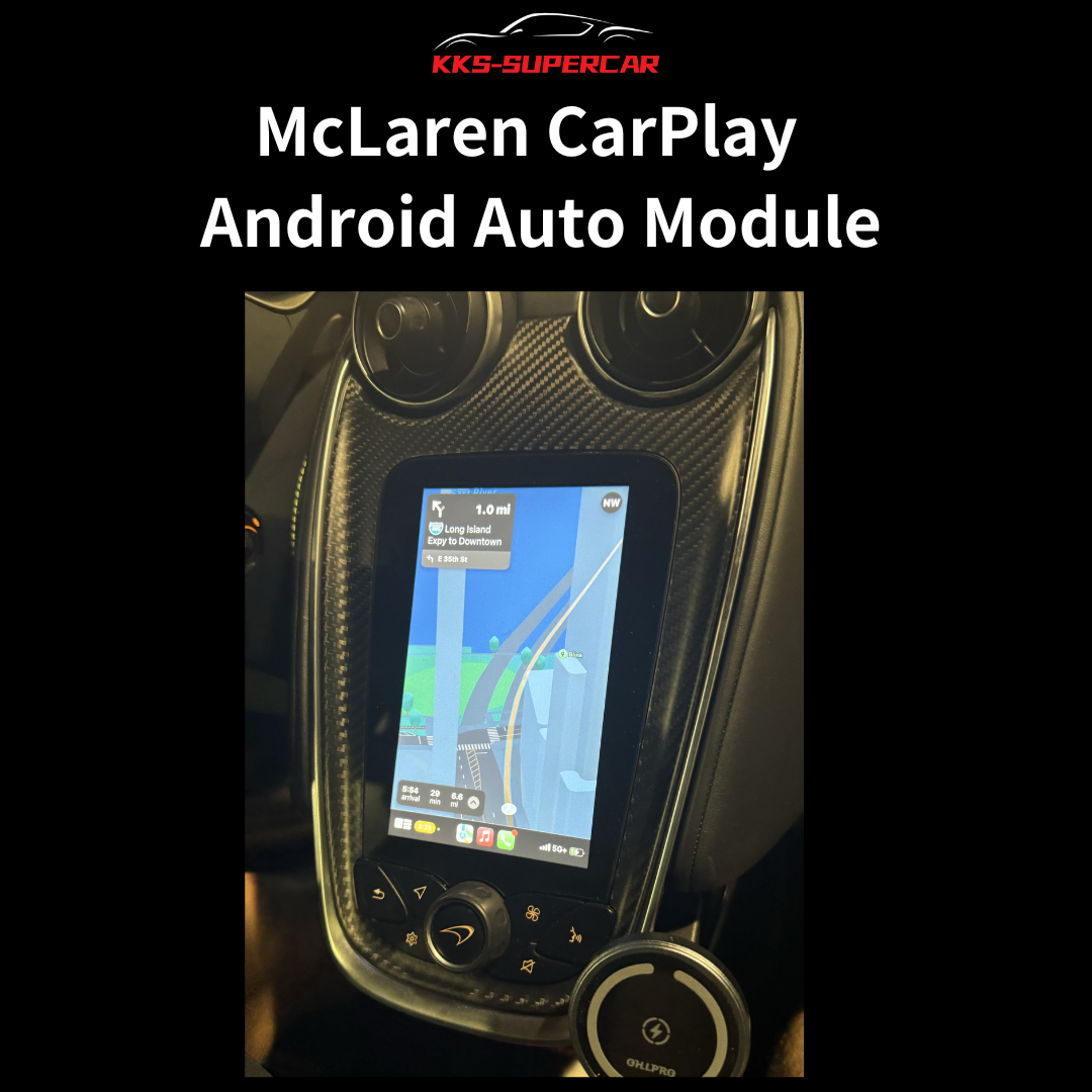 McLaren CarPlay & Android Auto Module – Compatible with 650S, 720S, MP4-12C, 570S, and More